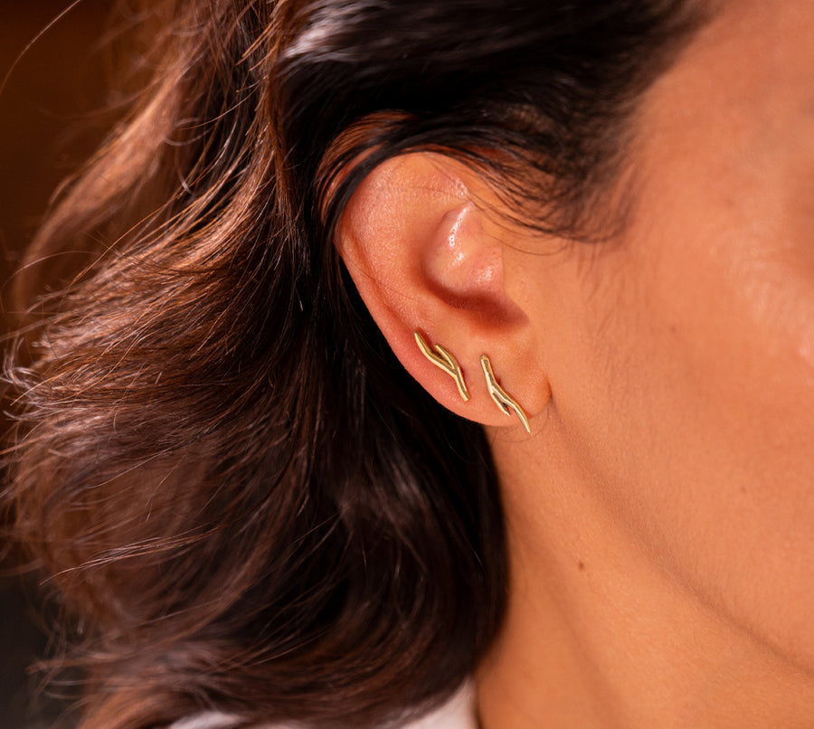 Jaidda 18k Gold Earrings