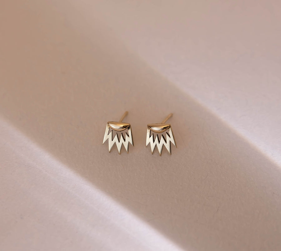 Mini Mariam 18k Gold Earrings