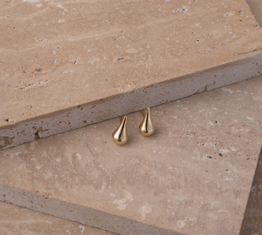 Olive 18k Gold Earrings