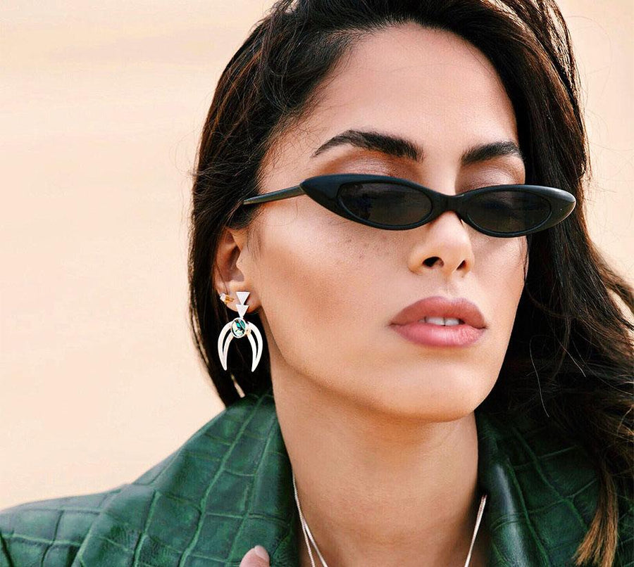 Hala Earrings In Silver