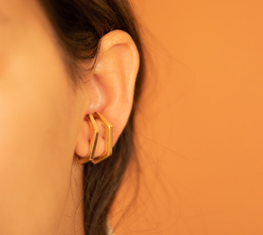 Levy Earrings In Gold